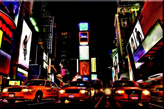 New York City Cab LED Frame - Whatever Gift